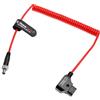 Alvin's Cables Atomos Ninja V Cavo di alimentazione Dtap per bloccare il cavo a spirale DC 2.1 per Blackmagic Video Assist, per Hollyland Mars 400S, Ultra morbido