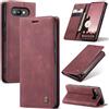 Azororo Cover per Google Pixel 9A 5G, Premium PU Pelle Custodia, Magnetica Carta Fessura Portafoglio Case, Flip Cavalletto Custodia per Google Pixel 9A - Vino Rosso