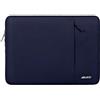 MOSISO 14 pollici Custodia Laptop, 14 pollici Borsa PC Compatibile con HP Lenovo Dell ASUS Acer, HP Stream, Dell Latitude, Lenovo IdeaPad, Poliestere Manica Verticale con Tasca, Navy Blu