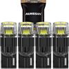 AUHSSAN Lampadine T10 W5W LED Canbus, 194 168 LED Auto Interni, Super Bright 6000K Bianco, 2835 Chipsets 12-24V per lo Luci Posizione LED, Luci Interne Auto Led, Luci Targa, Cortesia Luce (4Pezzi)