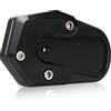 OXLLONE Motociclo CNC Alluminio Cavalletto Laterale Ingrandisci per R1200RT 2014-2019 R1250RT 2019-2023-Nero