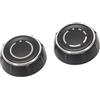 Kacepar Manopola di controllo del volume per auto, pulsante di controllo audio, ricambio compatibile con Porsche Boxster 981 911 991 con slot per scheda SIM 2013-2015 97064292901 97064293001 nero
