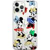 Ert Group custodia per cellulare per Iphone 12 PRO MAX originale e con licenza ufficiale Disney, modello Minnie 076 adattato in modo ottimale alla forma dello smartphone, parzialmente trasparente