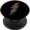 EMF Grafica con stampa leopardata PopSockets PopGrip: Impugnatura per Telefoni Cellulari e Tablet Intercambiabile