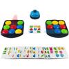 ZUNIPLEX Gara di Puzzle Scorrevole,Double Match,Gioco per Imparare i Colori