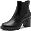 Tamaris Stivali Chelsea da Donna, 1-25371-45, Nero Opaco, 39 EU, Nero Opaco, 39 EU