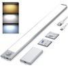 Brandson - Barra Led sottopensile cucina 40cm, Luce Armadio LED con Sensore di Movimento PIR a infrarossi, Rilevamento a 150°, Timer 20 s, Per Cucina Scale Soggiorno Bagno Camere da Letto