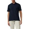 s.Oliver Polo Strutturata in Misto Cotone, Blu Scuro, L