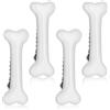 WLLHYF 4 pezzi di Natale osso capelli clip teschio scheletro HairPins lato capelli clip Halloween Natale Cosplay Costume Decorativi capelli spille accessori Barettes per le donne ragazze