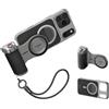 AFAITH Master Grip Kit per iPhone 17 Pro,Impugnatura Grip per iPhone 17 pro,Integrata 3200 mAh Batteria, Ricarica Wireless, Custodia in Grafene,Camera Grip Smartphone