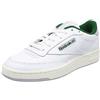Reebok Club C 85, Scarpe da Ginnastica Unisex - Adulto, FTWWHT/CHALK/DRKGRN, 36.5 EU