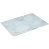 5 five simply smart 5five - Tagliere multifunzione, effetto marmo bianco, in vetro, 40 x 30 cm - Protezione per piano cottura in cucina