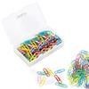 Eupneicu Graffette Colorate [280 pezzi], 28mm Fermagli Ufficio Paper Clips, Per Ufficio e Organizzazione Di Documenti Personali