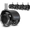 ‎Sytopiat Inc. Sytopia Set di 5 ruote per sedia da ufficio con perno da 11 x 22 mm, per