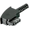 goobay 50247 - Connettore TAE-F con protezione antipiega, 1 pezzo