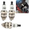 Riybyds 3 Pezzi Candele RJ19LM per Tosaerba a 4 Tempi, Compatibili con Motori 796112, 796112S - per Migliorare l'Efficienza e la Durata del Motore