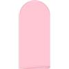 AIBIIN 2x5ft solido colore rosa forma arco Backdrop 2-Sided Fit Backdrop Stand per la cerimonia di nozze festa di compleanno Baby Shower Banquet decorazione