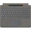 Microsoft Custodia Tablet Surface Pro 10 Bundle tastiera + penna Platino