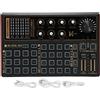Vikye K300 Mixer Sound Mixer Board, Microfono a Doppio Canale Voice Changer Supporto IOS, Android, 16 Effetti Sonori, 12 Suoni Elettrici