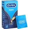RECKITT BENCKISER H.(IT.) SpA Durex Jeans - Easy On Profilattico 12 Pezzi per un'Intimità Protetta e Confortevole