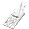 Casio HR-8RCE-WE - Calcolatrice Scrivente Bianca Portatile, Bianco