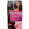 L'Oréal Paris Casting Crème Gloss Hair Dye, Ammonia-Free and Silicone-Free Hair Colour Intensive Hair Colour with Cream Gloss, No. 316 Prune, Pack of 3