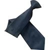 Great British Tie Club Cravatta massonica nera con clip, nero, Adulto