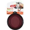 Zolux ciotola flessibile pieghevole rosso 450ml