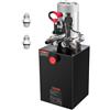 VEVOR Pompa Idraulica per Rimorchio Ribaltabile 1600 W 2600 giri/min Centralina Idraulica Azione Doppia per Sollevamento da Officina con Serbatoio d'Olio in Metallo Volume 2,1 mL/r per Piattaforma