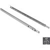 Emuca 3009505 Set di 5 paia (10 pz) guide/binari con cuscinetti a sfere ad estrazione parziale 17mm x 182mm per cassetto