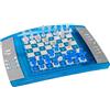 Lexibook ChessLight®, Gioco degli Scacchi elettronico con tastier Sensitive e Luce e Effetti sonori, 32 Pezzi, 64 Livelli di difficoltà, Batterias o Adattatore, Blu/Argento, LCG3000_04