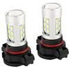Akozon Fendinebbia Luci diurne per lampade a LED ad alta potenza bianco 5202 2x 2504 5200 5201 5202 9009 PSX24W