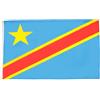 AZ FLAG Bandiera Repubblica Democratica del Congo 90x60 cm 2 Occhielli | Uso interno ed esterno bandiera decorativa congolese doppie cuciture e bordi rinforzati con occhielli metallici