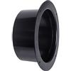 Hon&Guan ø100 mm Saldato Sulla Flangia 4 Pollici Tubo di Ventilazione Nero, Connettori a Flangia Della Adattatore per Tubo di Scarico ABS Collegamento del Condotto d'aria del Tubo di Ventilazione
