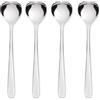 Alessi AMMI01CUS4 Big Love Set di quattro cucchiaini da gelato in acciaio Inox