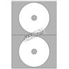 Markin Etichette per cd/dvd bianche Markin A464 - Ø 117 mm - 200 etichette
