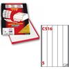 Markin Etichette multiuso bianche Markin C516 - 40 x 297 mm - 500 etichette