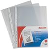 Esselte Buste forate trasparenti A4 Esselte Copy Safe Deluxe alto spessore - ruvida 22x30 cm (conf. 25)