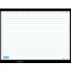 Edipro CF100 SCHEDE RIGATE BLU - Y24104