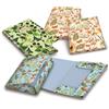 Pigna Cartelline 3 lembi con elastico in cartoncino colori assortiti Pigna Nature Flowers - 26x36 cm (conf. 6)