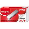 Maped 1000 PUNTI METALLICI N 24/6 conf. 1000 pz - H01048
