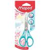 Maped Forbici punta arrotondata Maped Essential Pulse azzurre - lunghezza 13 cm