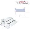 Pigna Envelopes Buste bianche senza finestra Pigna Envelopes Edera con strip (90 gr) - 11x23 cm (conf. 25)