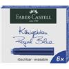 Faber Castell Ricarica refill blu penna stilografica Faber Castell (conf. 6)