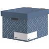 Fellowes Scatola archivio progetti A4 blu Fellowes Decor Storage Box 29,1x34 cm - dorso 39 cm