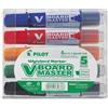 Pilot Marcatore punta a scalpello per lavagna Pilot V Board Master colori assortiti - tratto 5,2 mm (conf. 5)