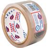 Eurocel Nastro adesivo imballaggio Eurocel Sigillo Garanzia silenzioso - 50 mm x 66 m - Avana