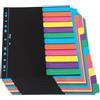 Rexel Divisori neutro per raccoglitori A4 Rexel colori assortiti in cartoncino - 12 schede