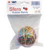Viva Elastici fettuccia in gomma colori assortiti Viva - diametro variabile - sacco da 140 gr