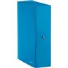 Leitz Scatola archivio progetti A4 azzurra Leitz Wow 25x35 cm - dorso 10 cm
